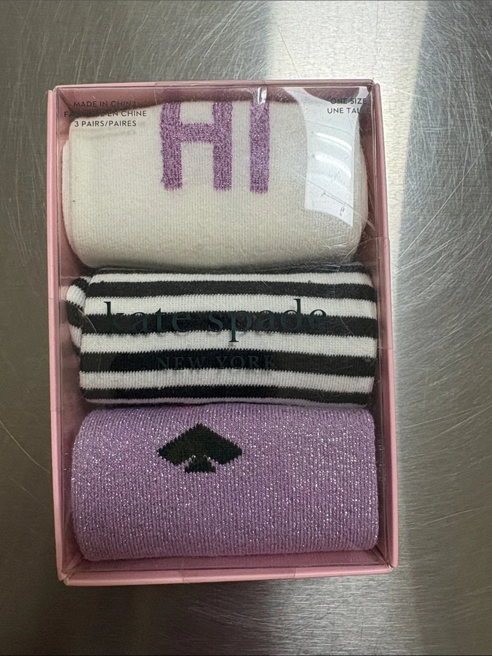 New in box Kate Spade socks